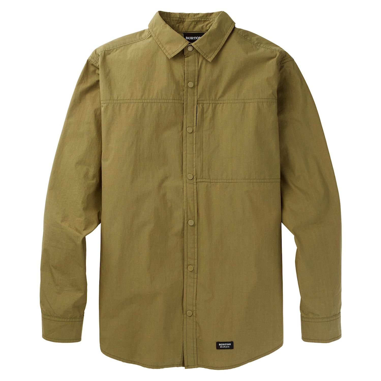 Camisa M/L Hombre M Ridge Shirt Verde Burton-0