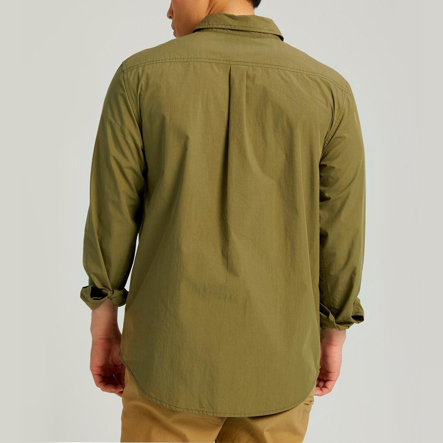 Camisa M/L Hombre M Ridge Shirt Verde Burton-2
