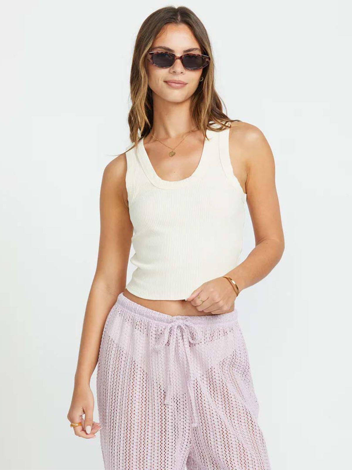 Polera Mujer Rerun Blanca Billabong-0