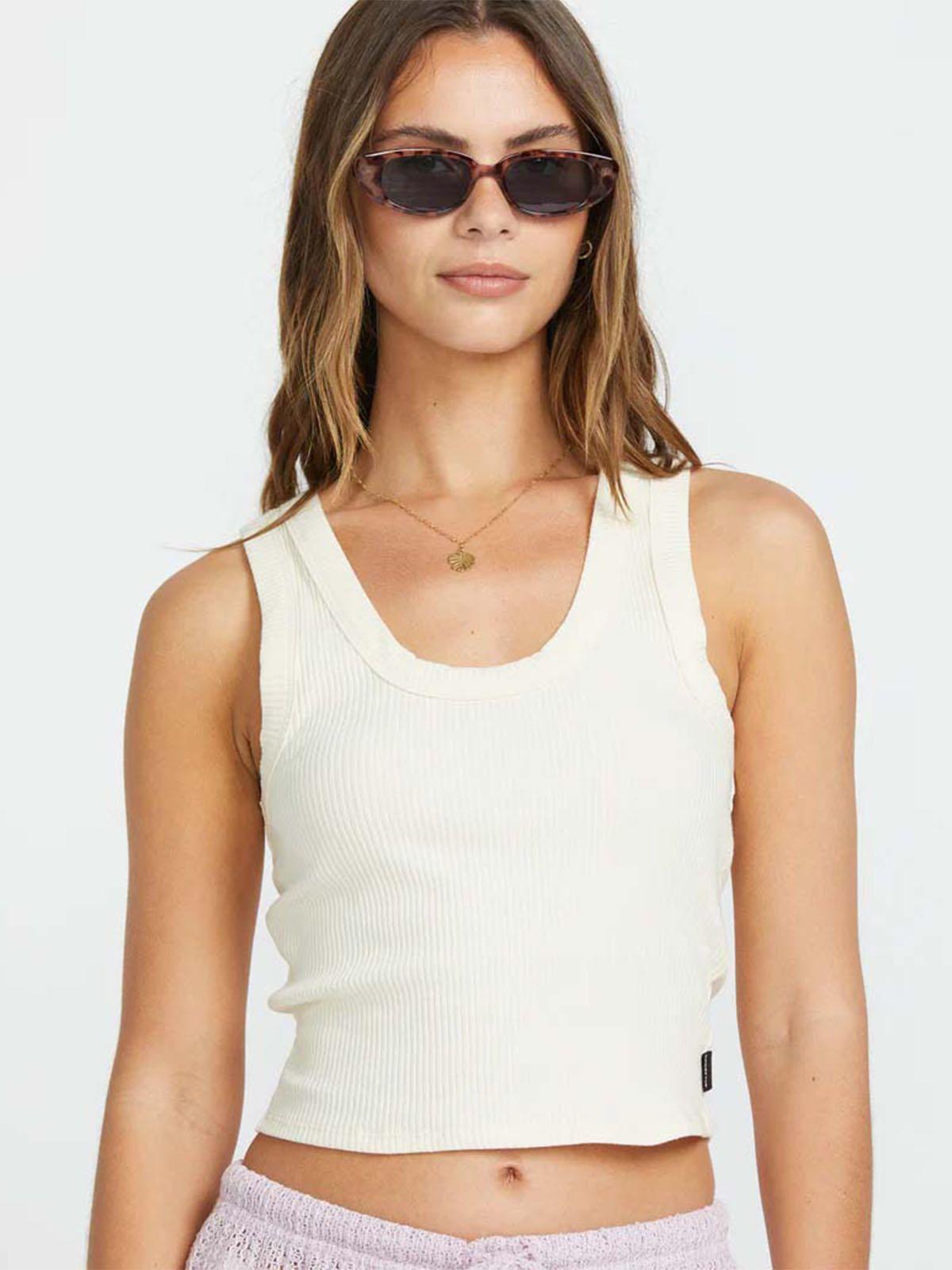 Polera Mujer Rerun Blanca Billabong-5