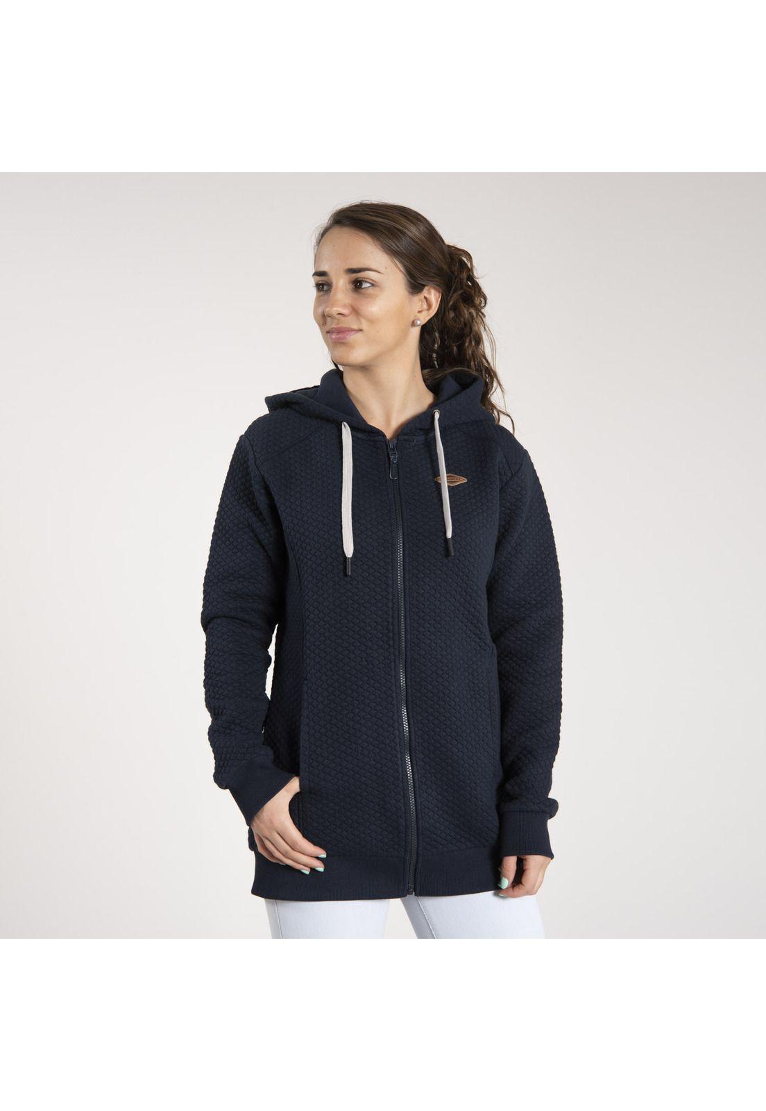 Polerón Mujer Goat Hoodie Azul-0