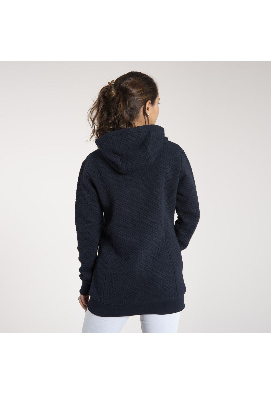 Polerón Mujer Goat Hoodie Azul-2