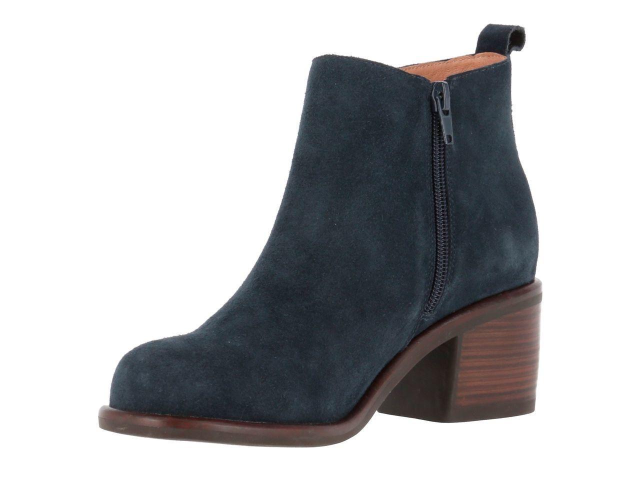 Botin Cuero Gamuzado Lotus Navy Blue-1