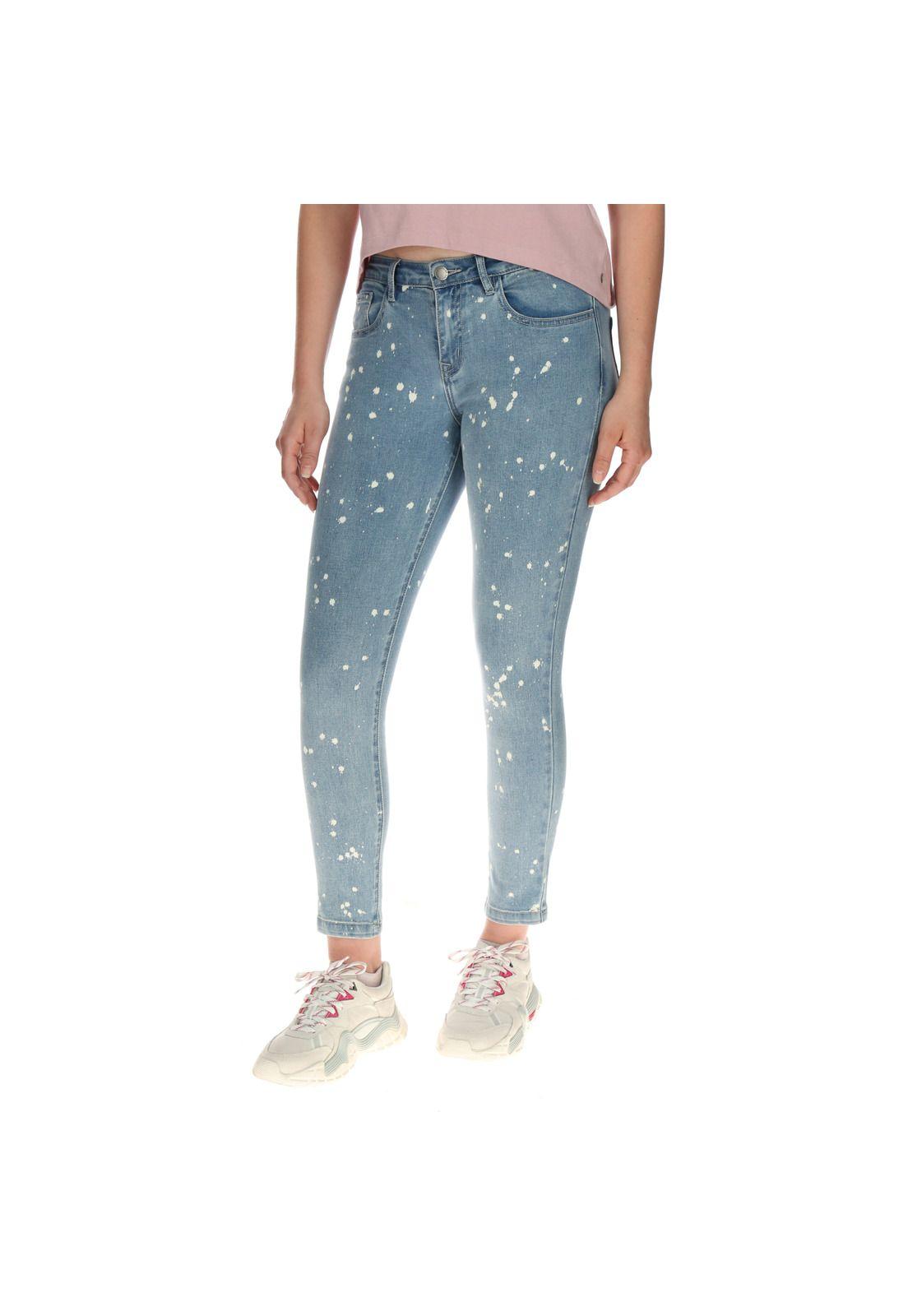 Jeans Mujer Symbol Plus Azul-1
