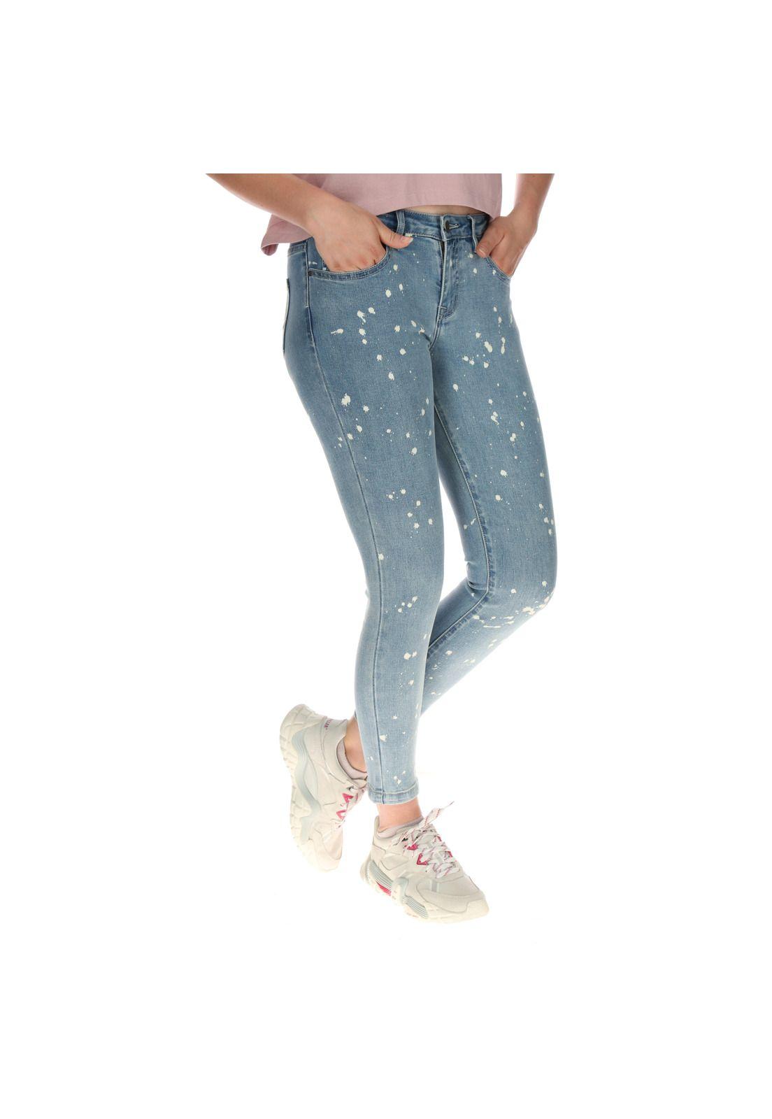 Jeans Mujer Symbol Plus Azul-3