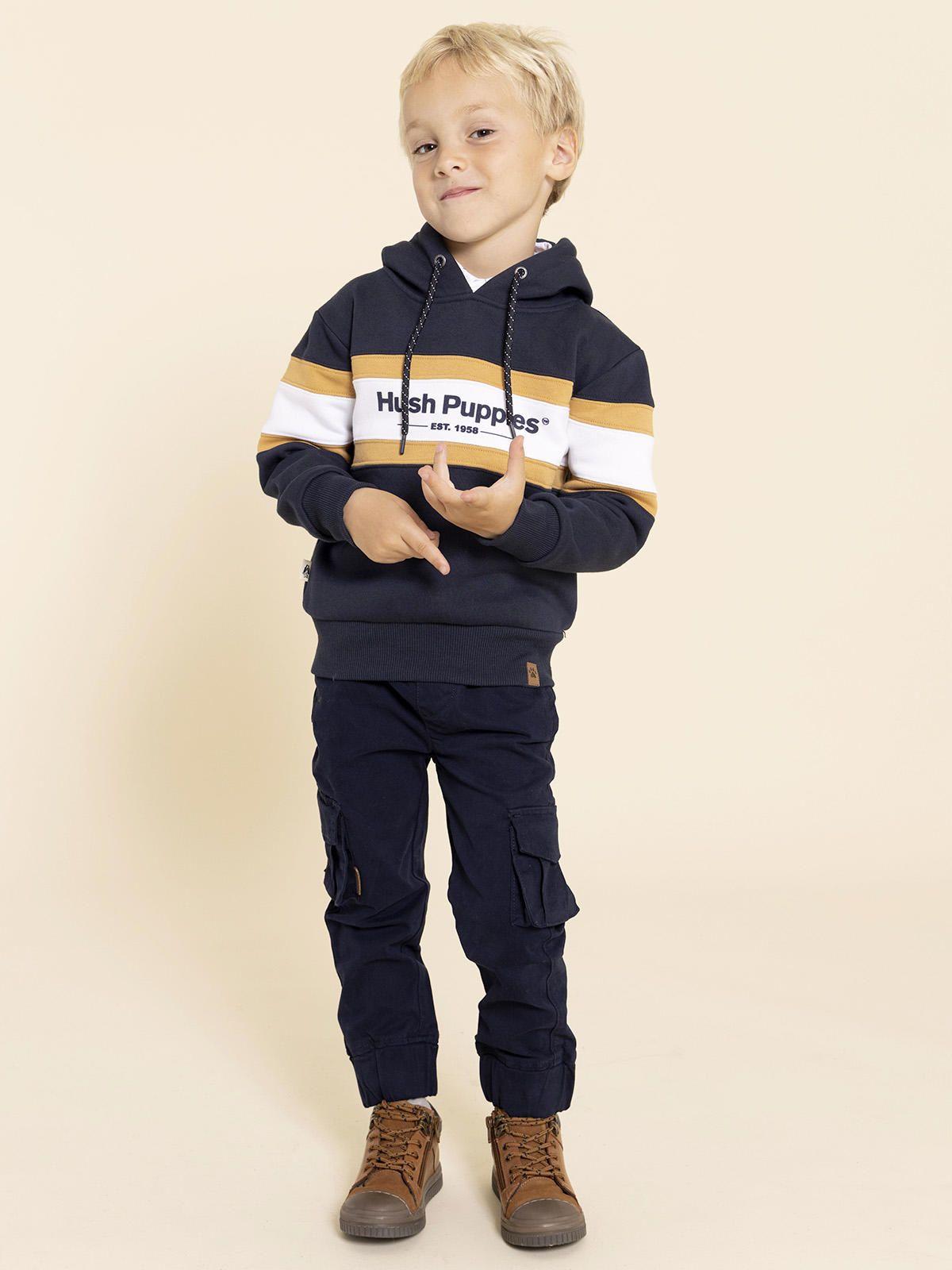 Zapatilla Cuero Waco Niño Café-3