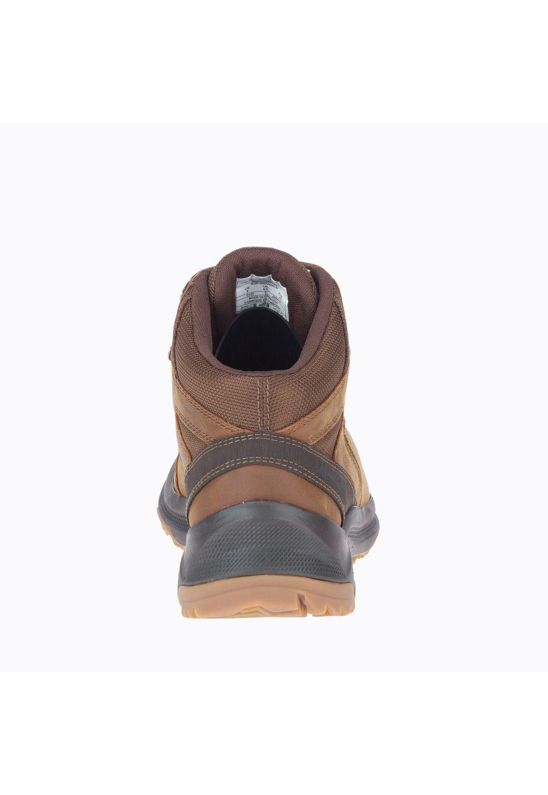 Botín impermeable Hombre Erie Mid Ltr WP Café-4