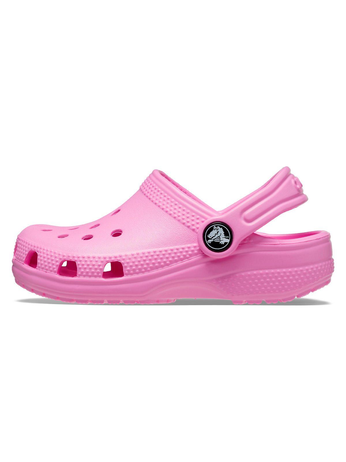 Zueco Crocs Niño Classic Clog T Rosado-1