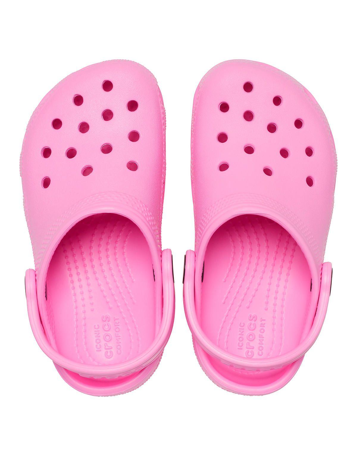 Zueco Crocs Niño Classic Clog T Rosado-4