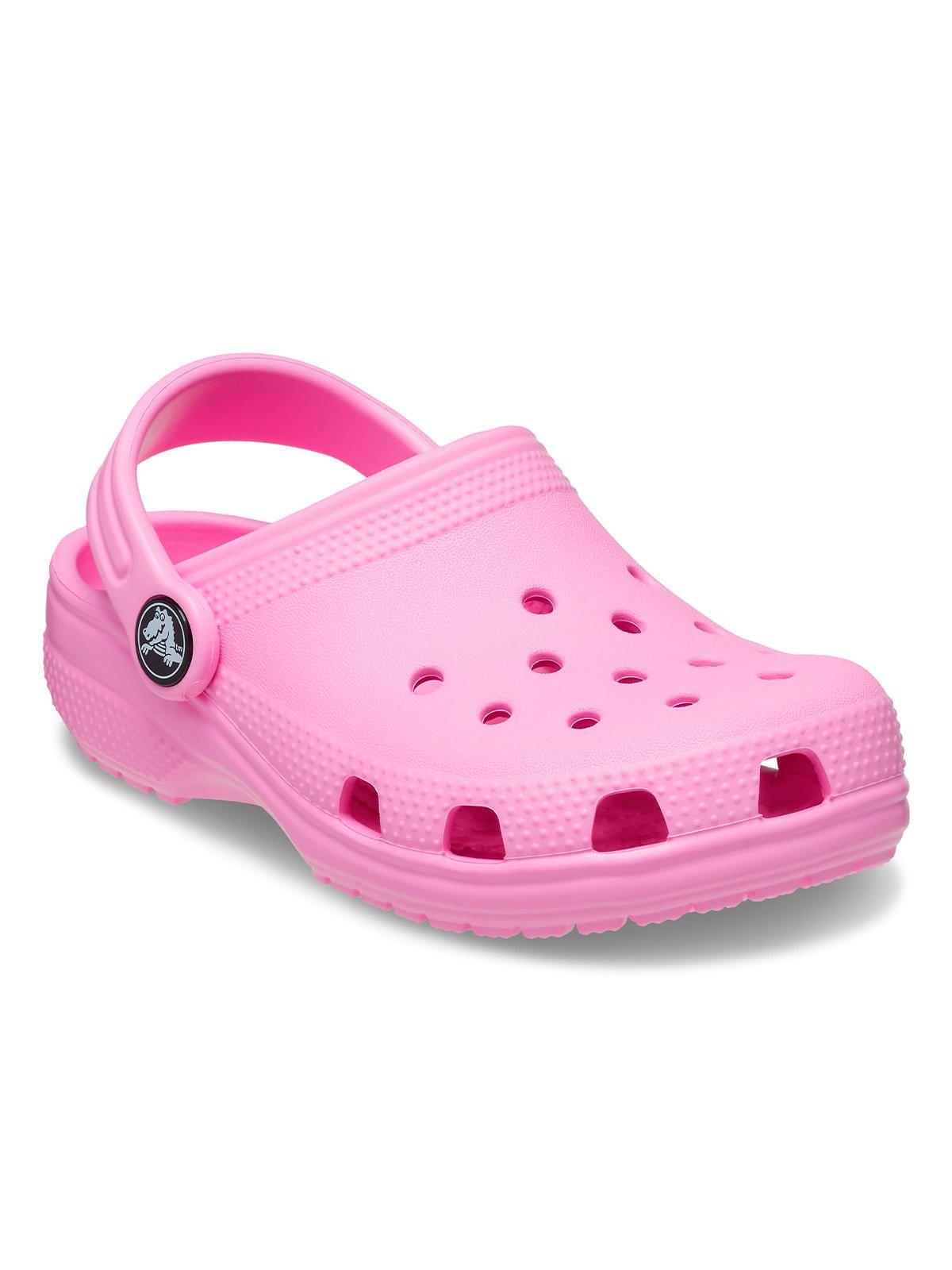 Zueco Crocs Niño Classic Clog T Rosado-6