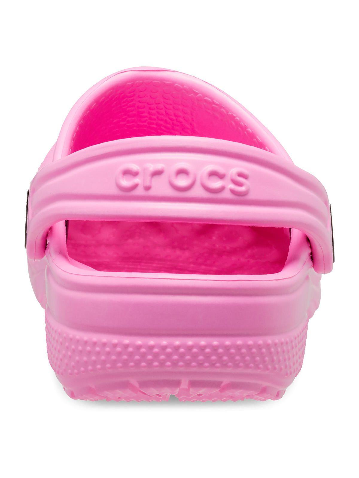 Zueco Crocs Niño Classic Clog T Rosado-7