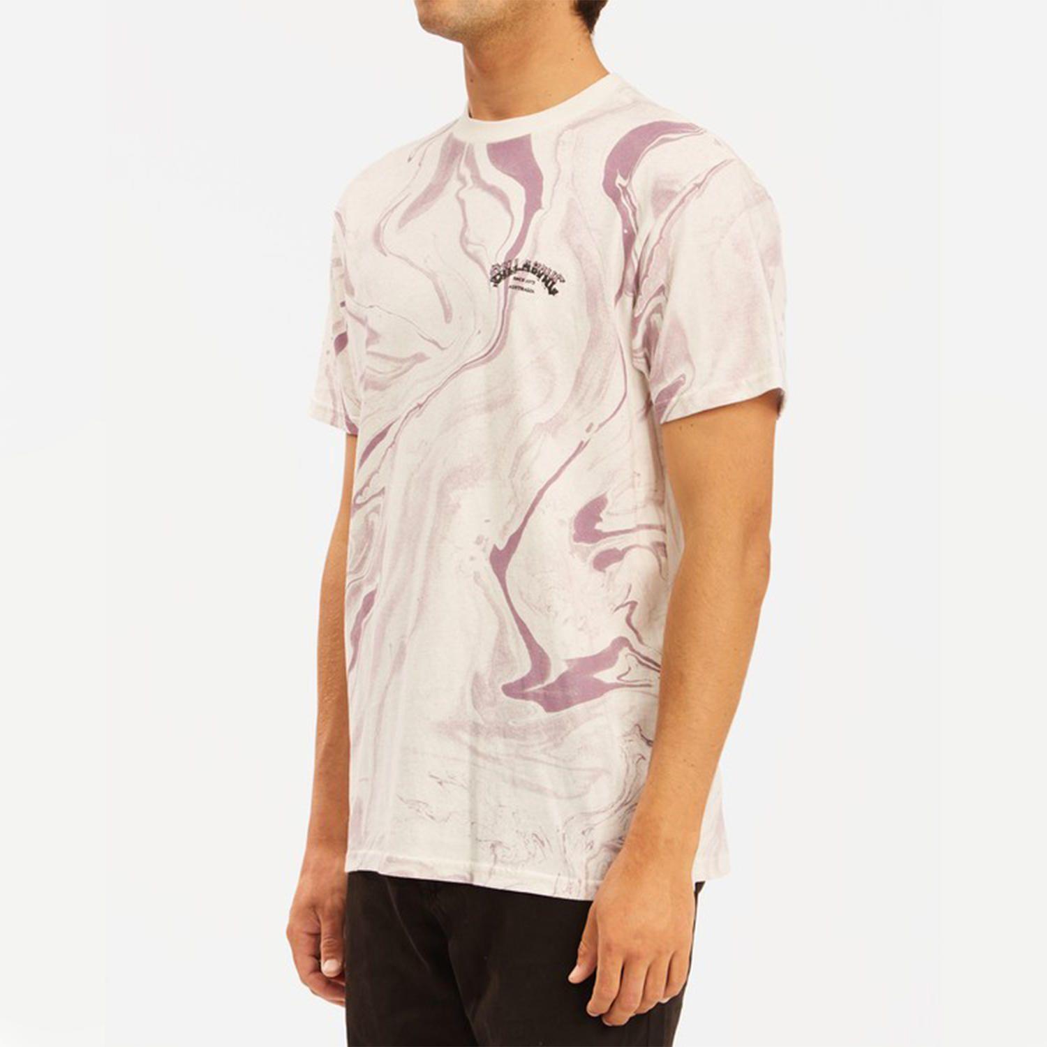 Polera M/C Hombre Marble Arch Ss Blanco-1