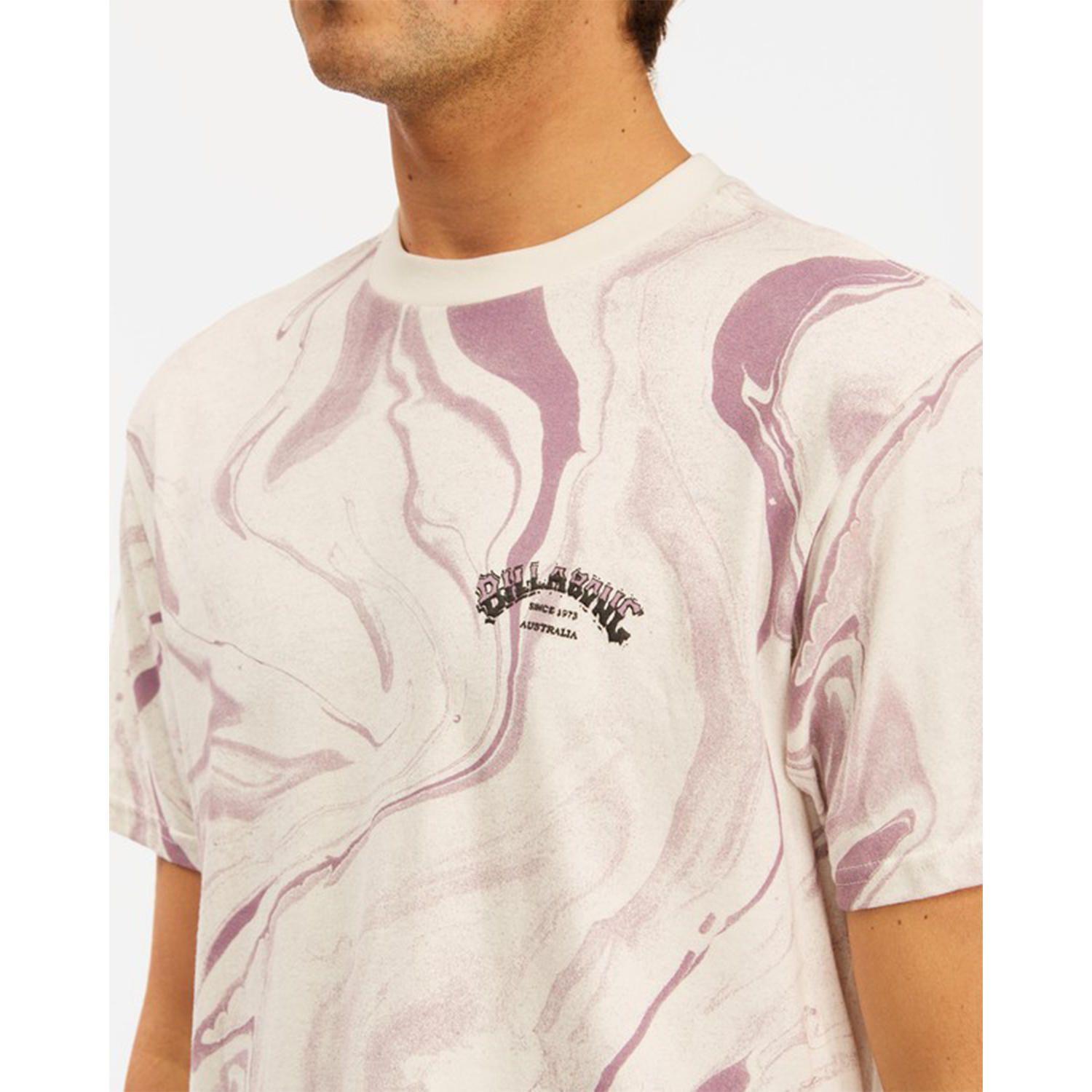 Polera M/C Hombre Marble Arch Ss Blanco-3