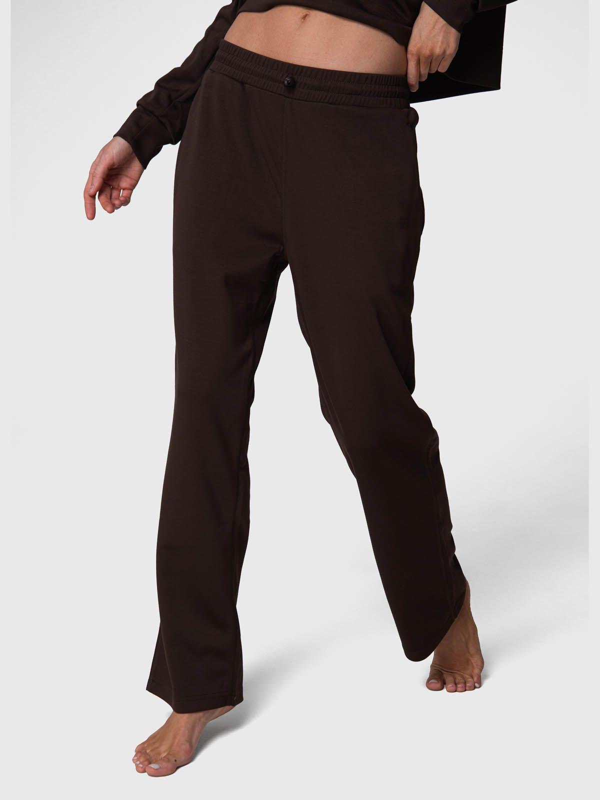 Pantalon Buzo Mujer Pant Anna Rec Café-0