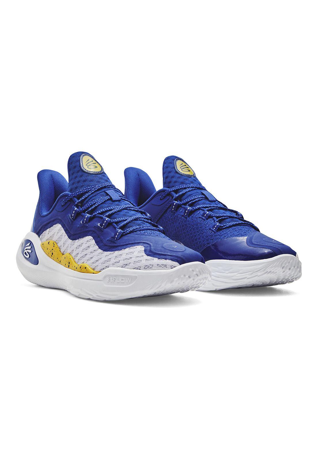 Zapatilla Under Armour Curry 11 Dub Unisex Blanco-5