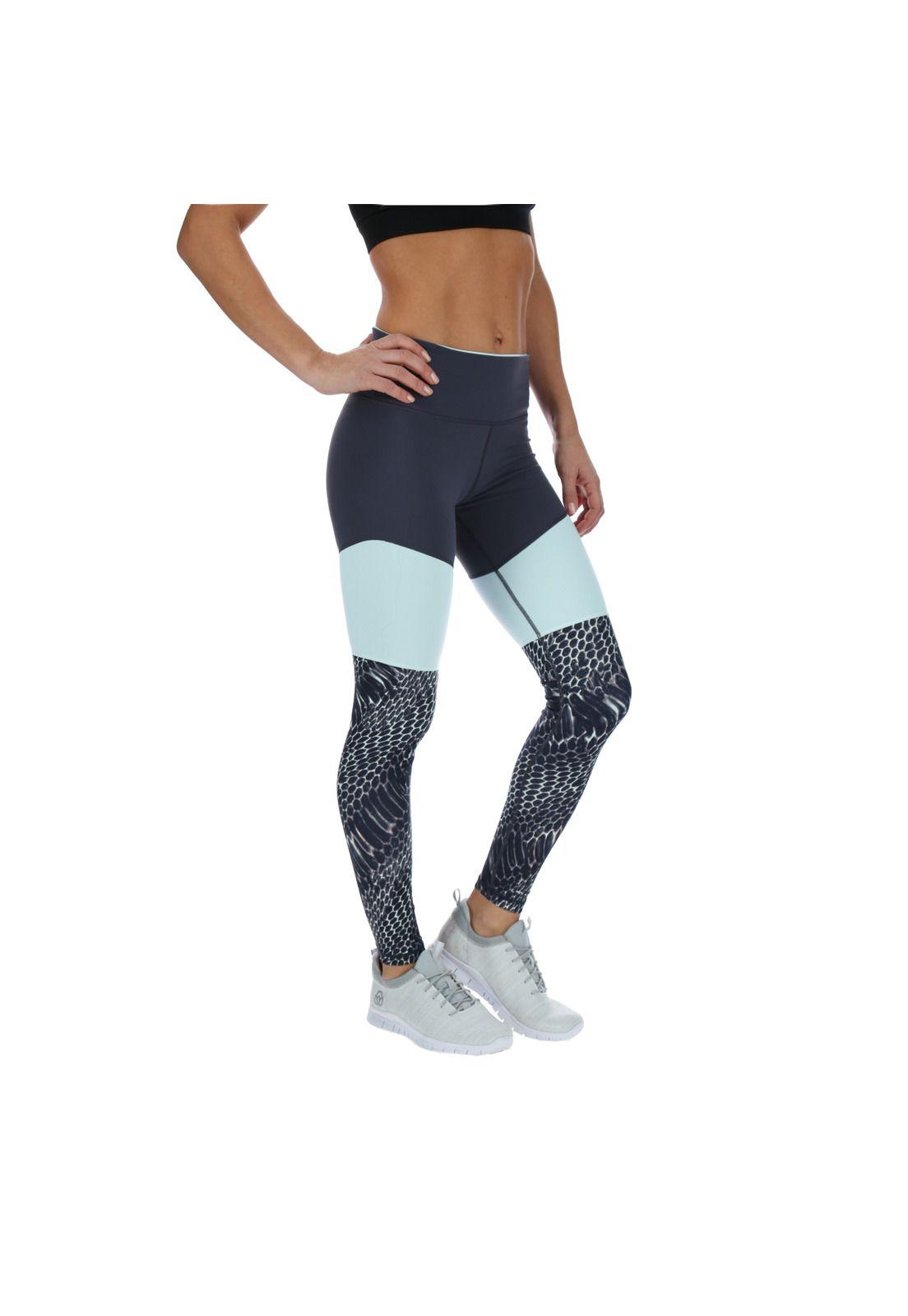 Calza Legging Tri Color Gris-3
