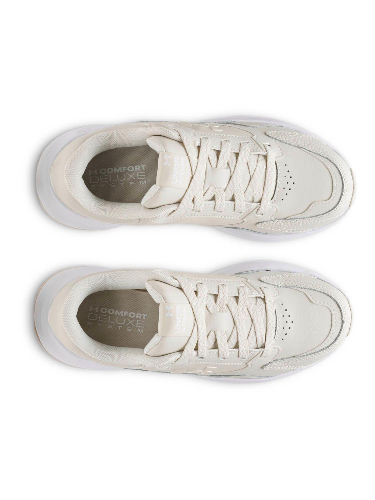 Zapatilla Training Mujer Edge Leather Blanco -4