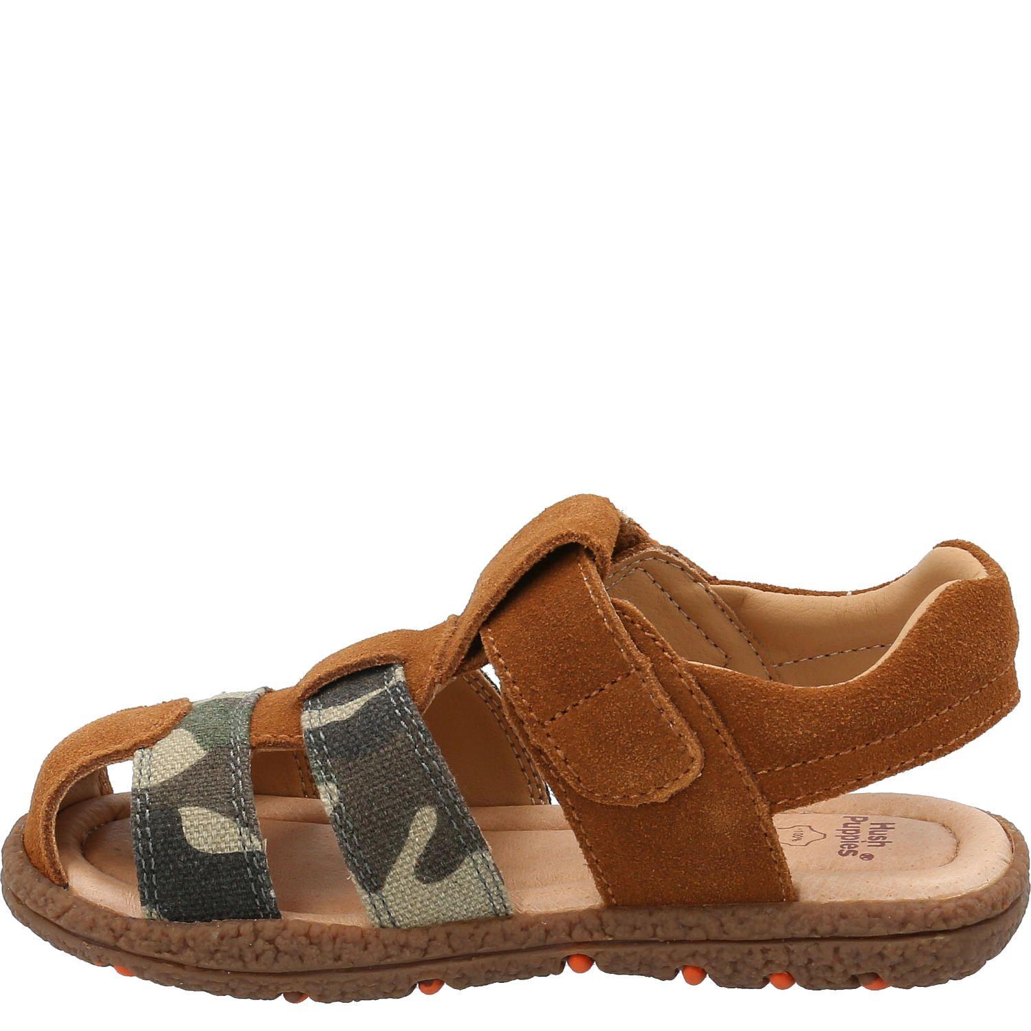 Sandalia Cuero Niño Guam Marrón-4