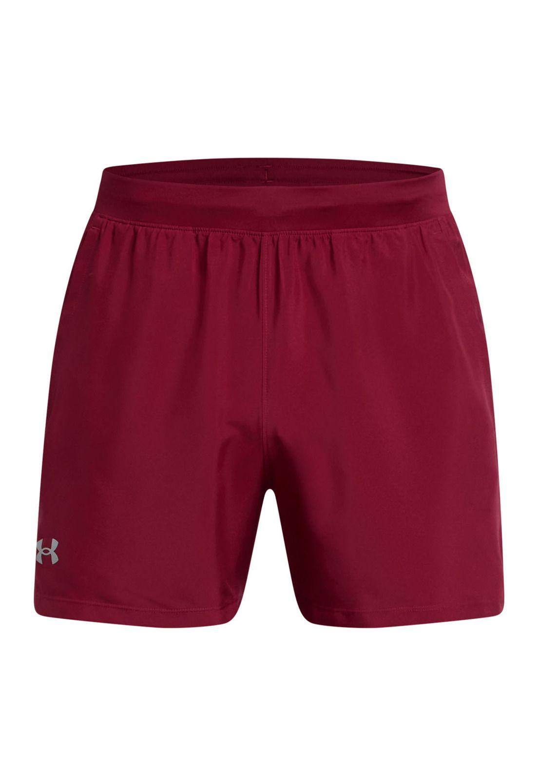 Shorts UA Launch de 5" para hombre Rojo-0