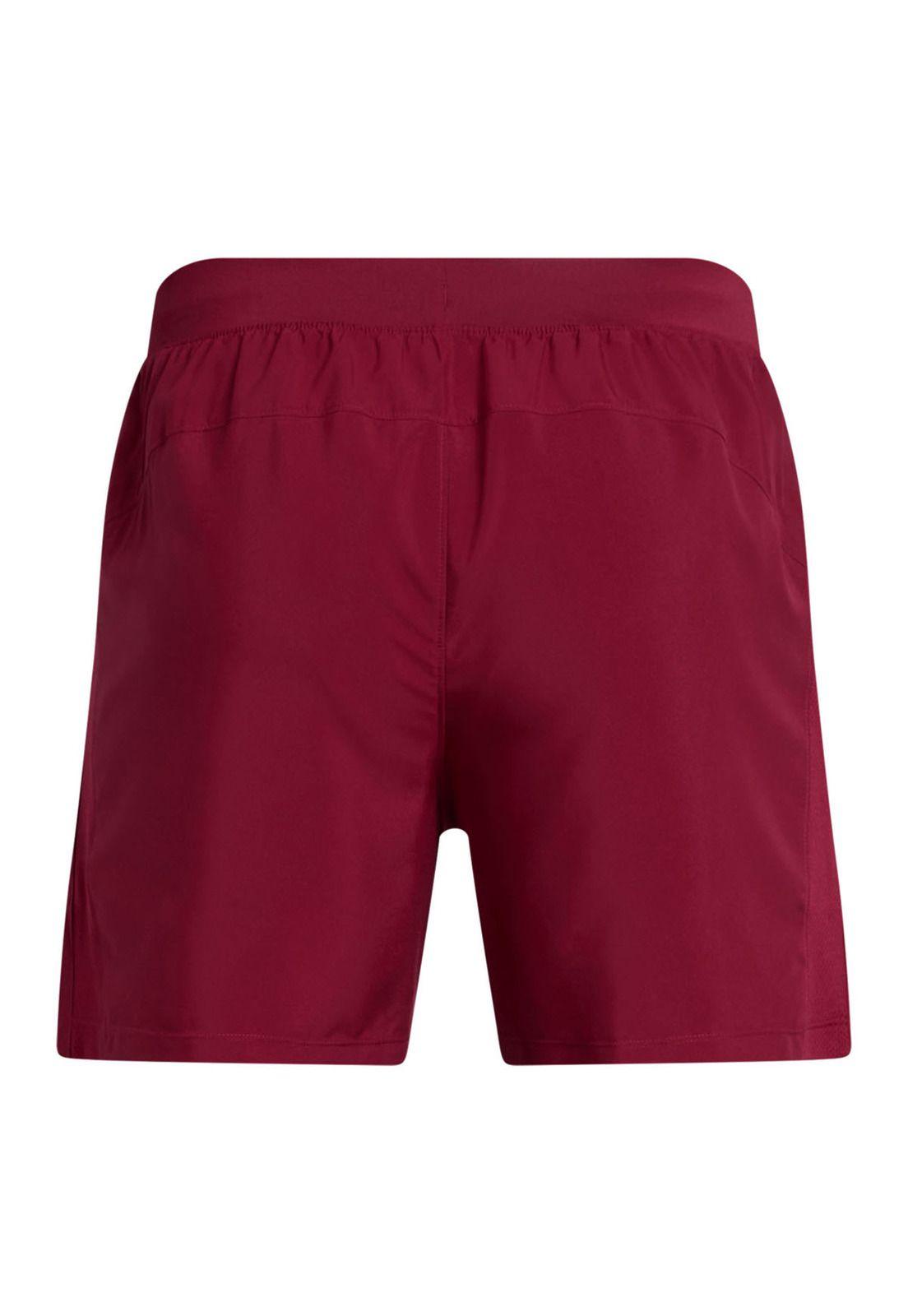 Shorts UA Launch de 5" para hombre Rojo-1
