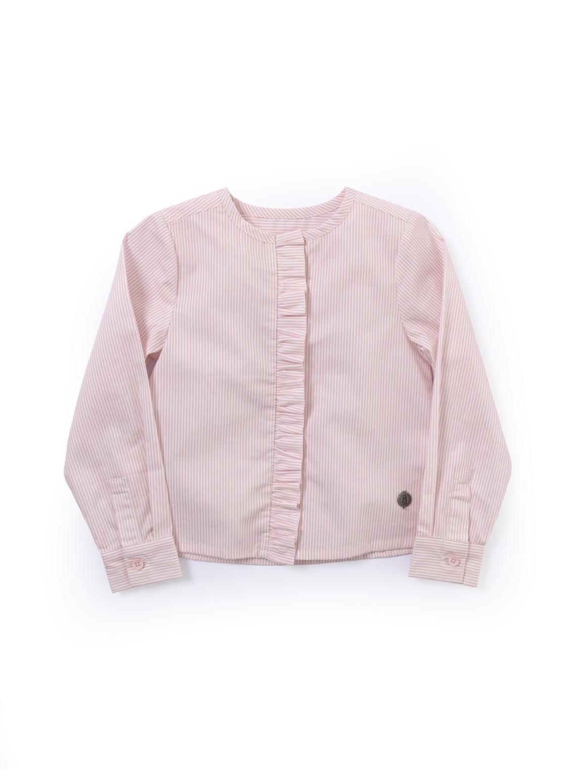 Blusa Manga Larga Niña Cali Rosado-0