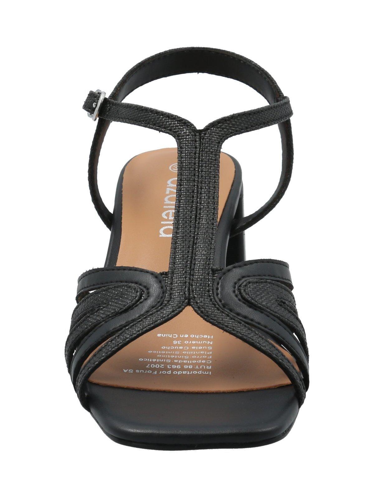 Sandalia Mujer Roma Negro-3