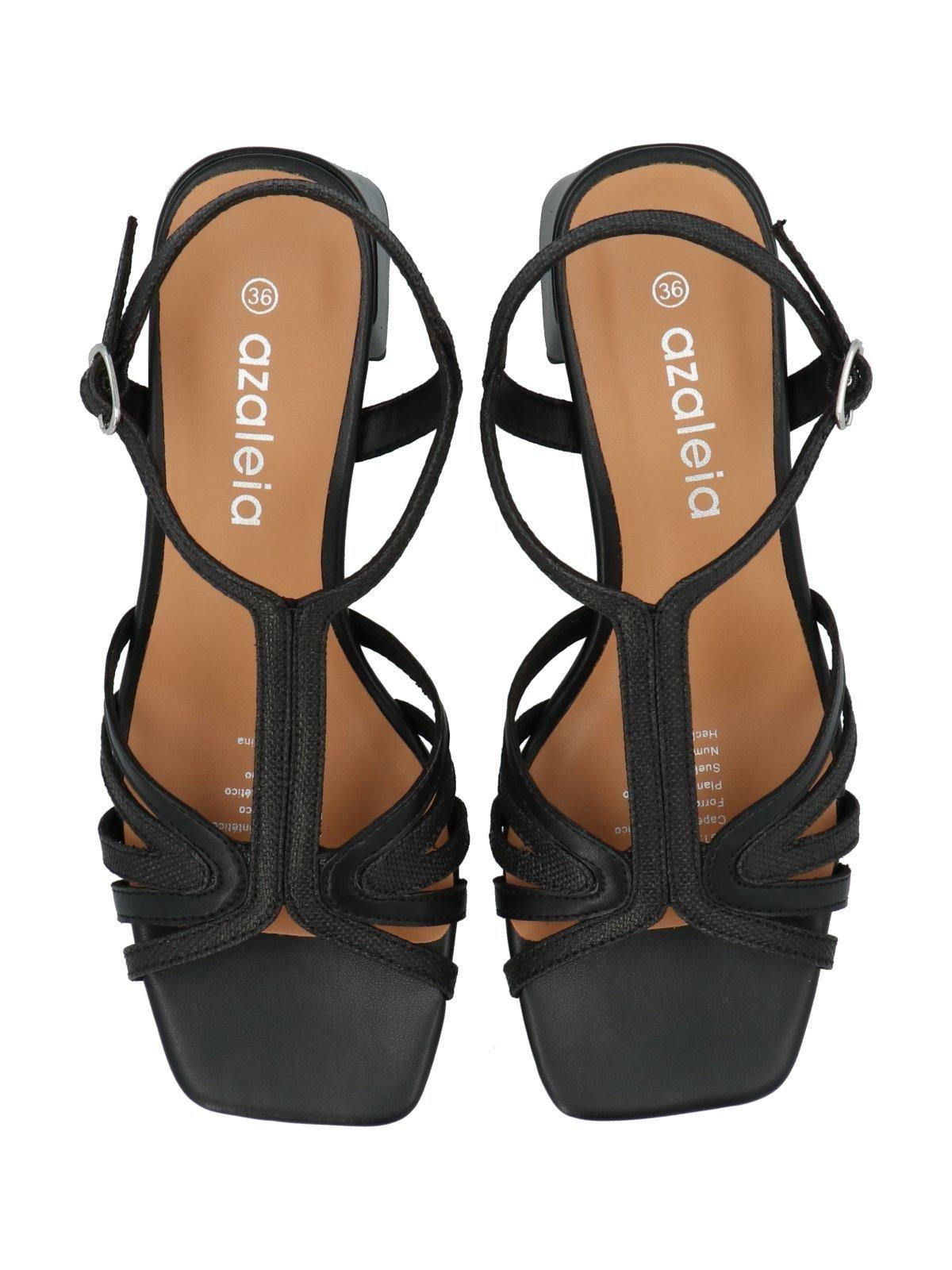 Sandalia Mujer Roma Negro-7