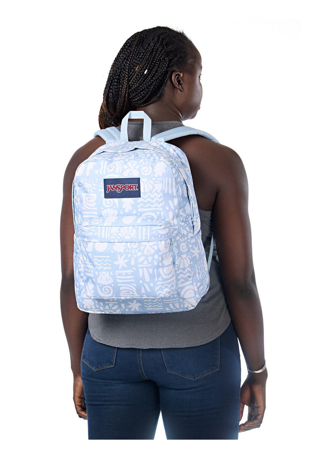 Mochila laptop Superbreak Plus Celeste-5