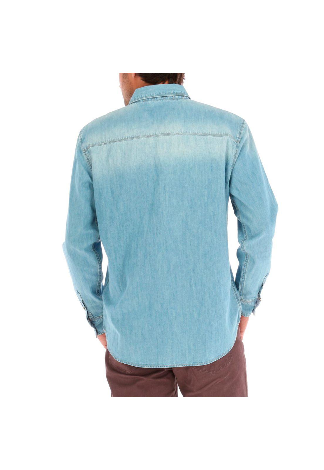 Camisa Denim Rockford Azul-1