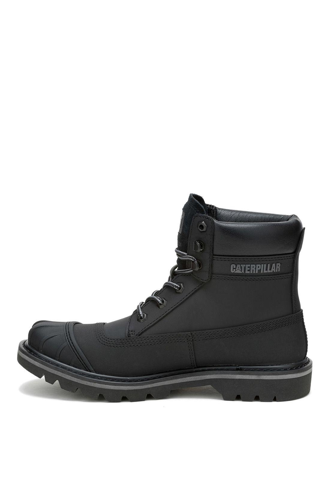 Botin Cuero Hombre Colorado Galosh Negro-3