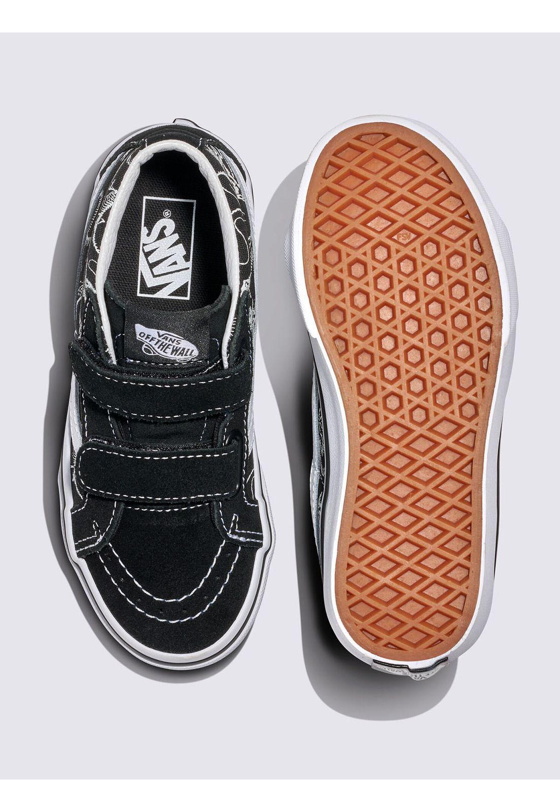 Zapatilla con caña Niño Sk8-Mid Reissue V Negro Vans-4