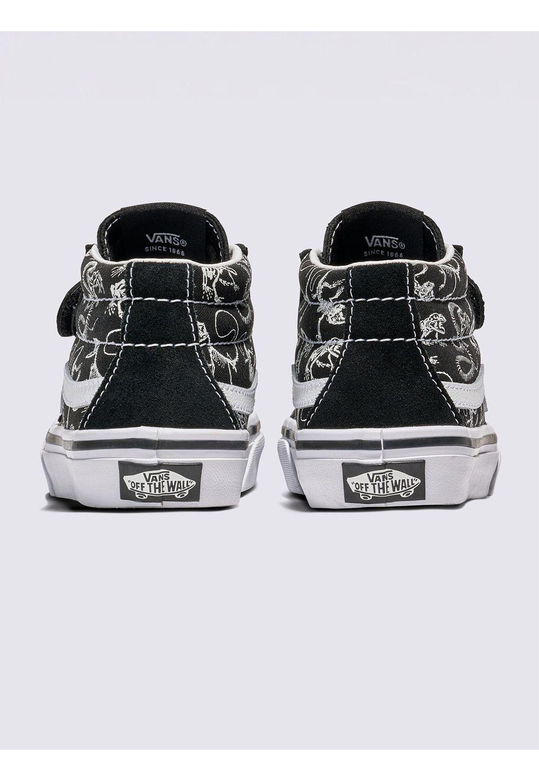 Zapatilla con caña Niño Sk8-Mid Reissue V Negro Vans-5