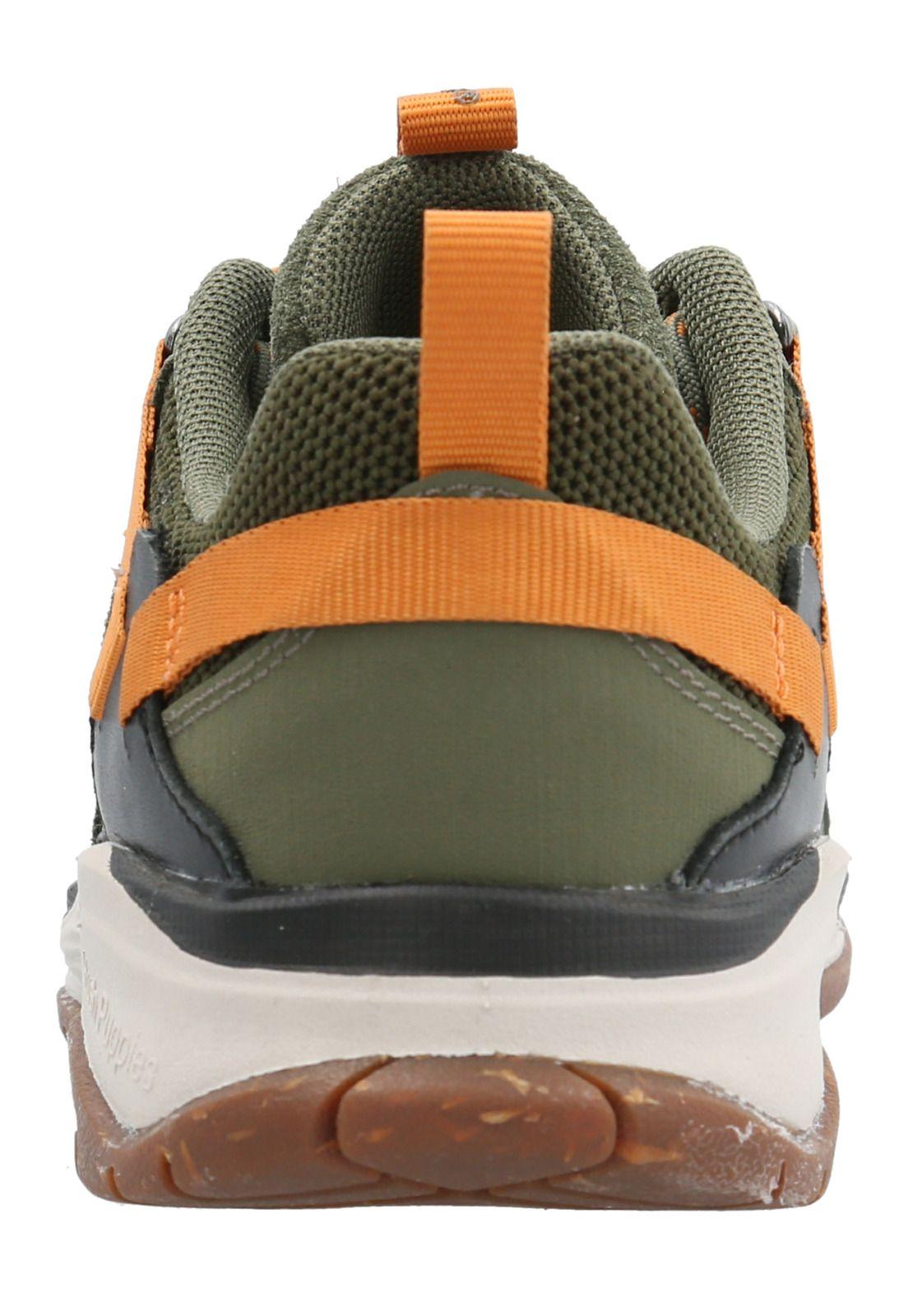 Zapatilla Cuero Moveland Niño Verde-6