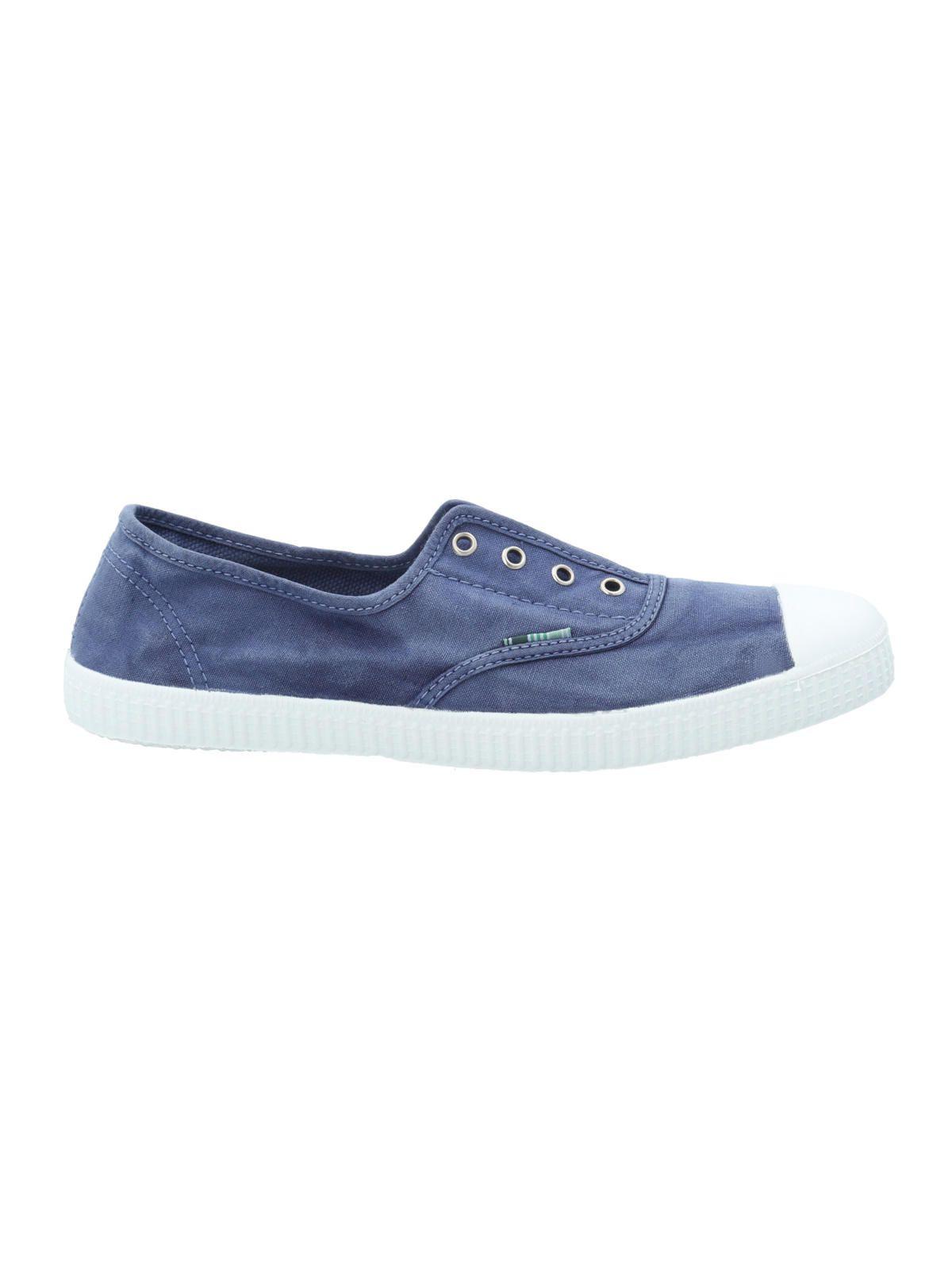 Zapatilla Algodón Orgánico Mujer Greece Azul-0