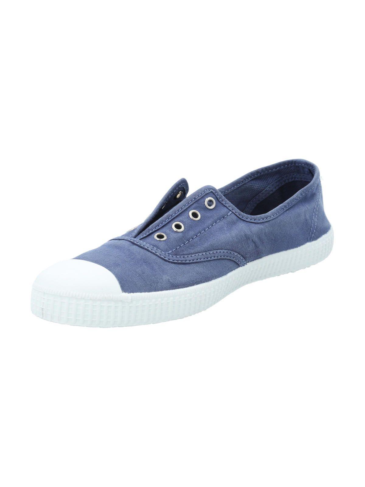 Zapatilla Algodón Orgánico Mujer Greece Azul-4