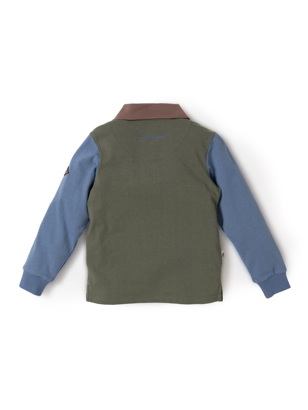 Polera Manga Larga Niño North Verde-1