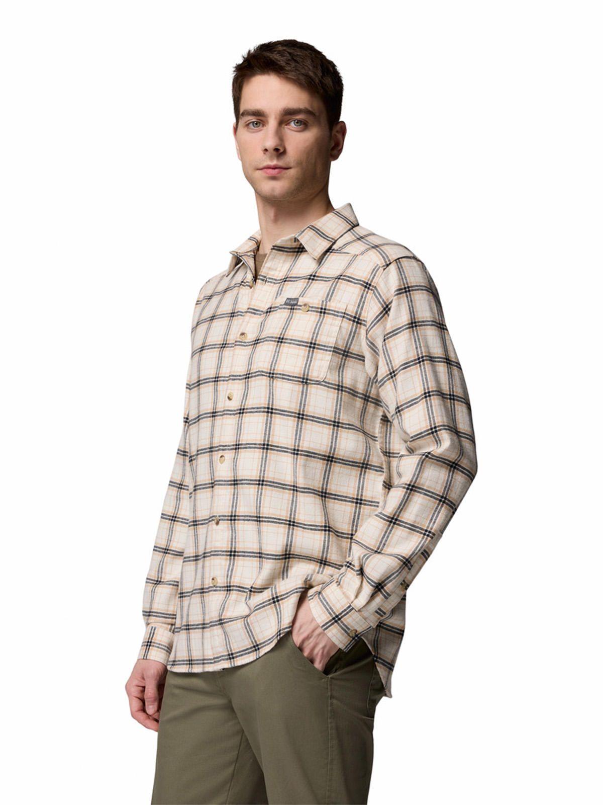 Camisa ML Hombre Cornell Woods Blanco-1