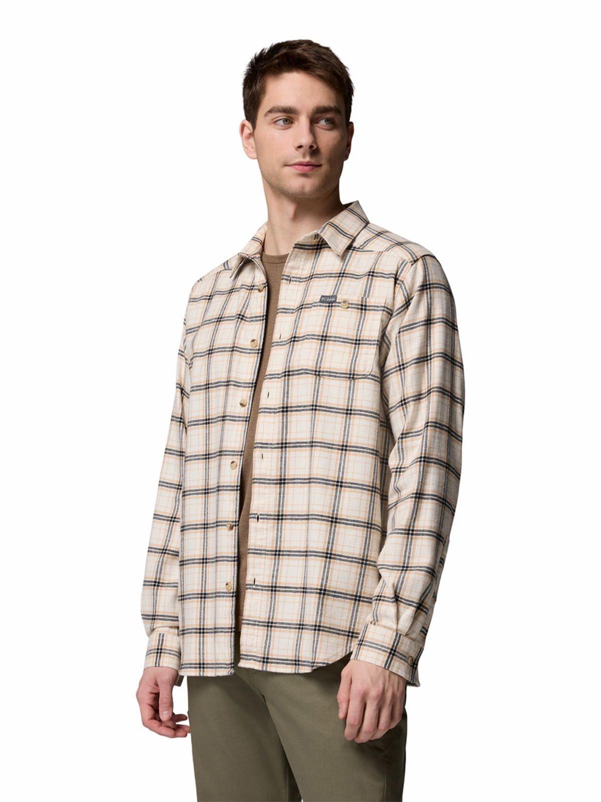 Camisa ML Hombre Cornell Woods Blanco-5