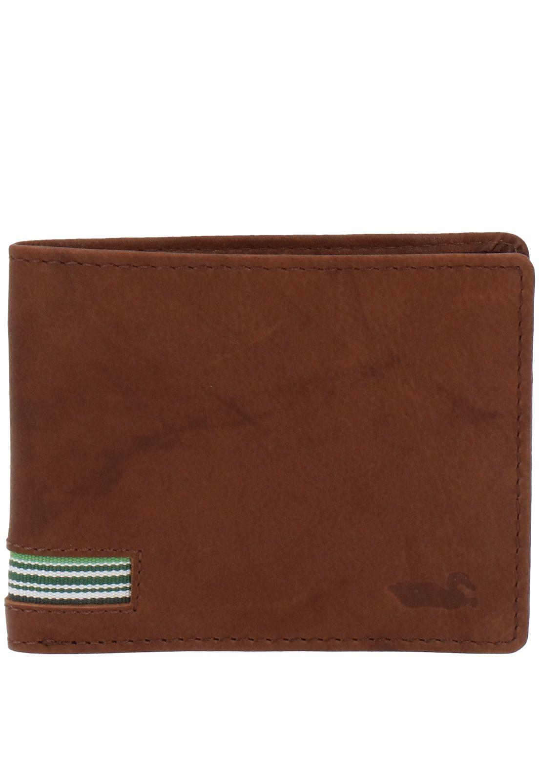 Billetera Cuero Hombre Whaq 8B New Flag Café-0