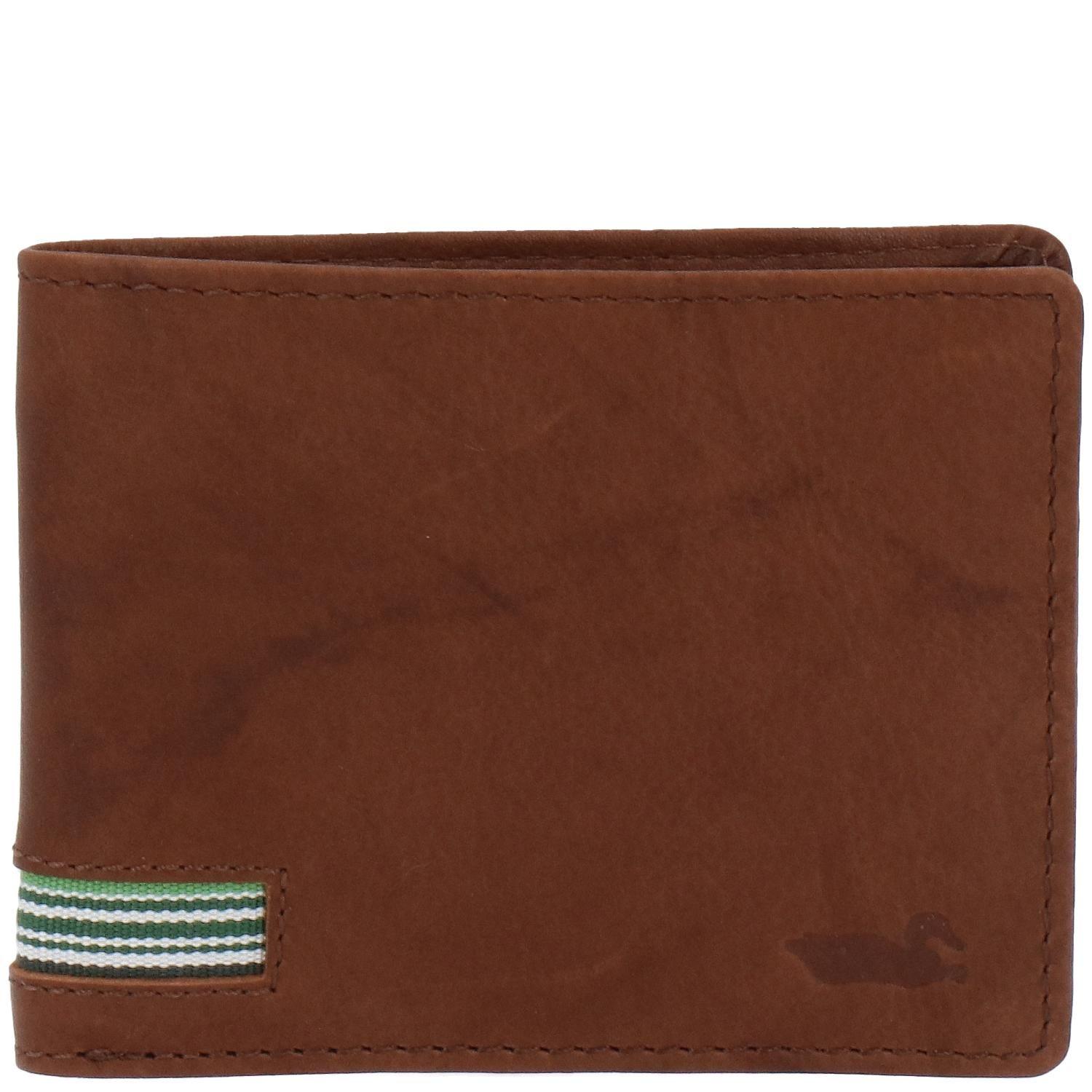 Billetera Cuero Hombre Whaq 8B New Flag Café-0