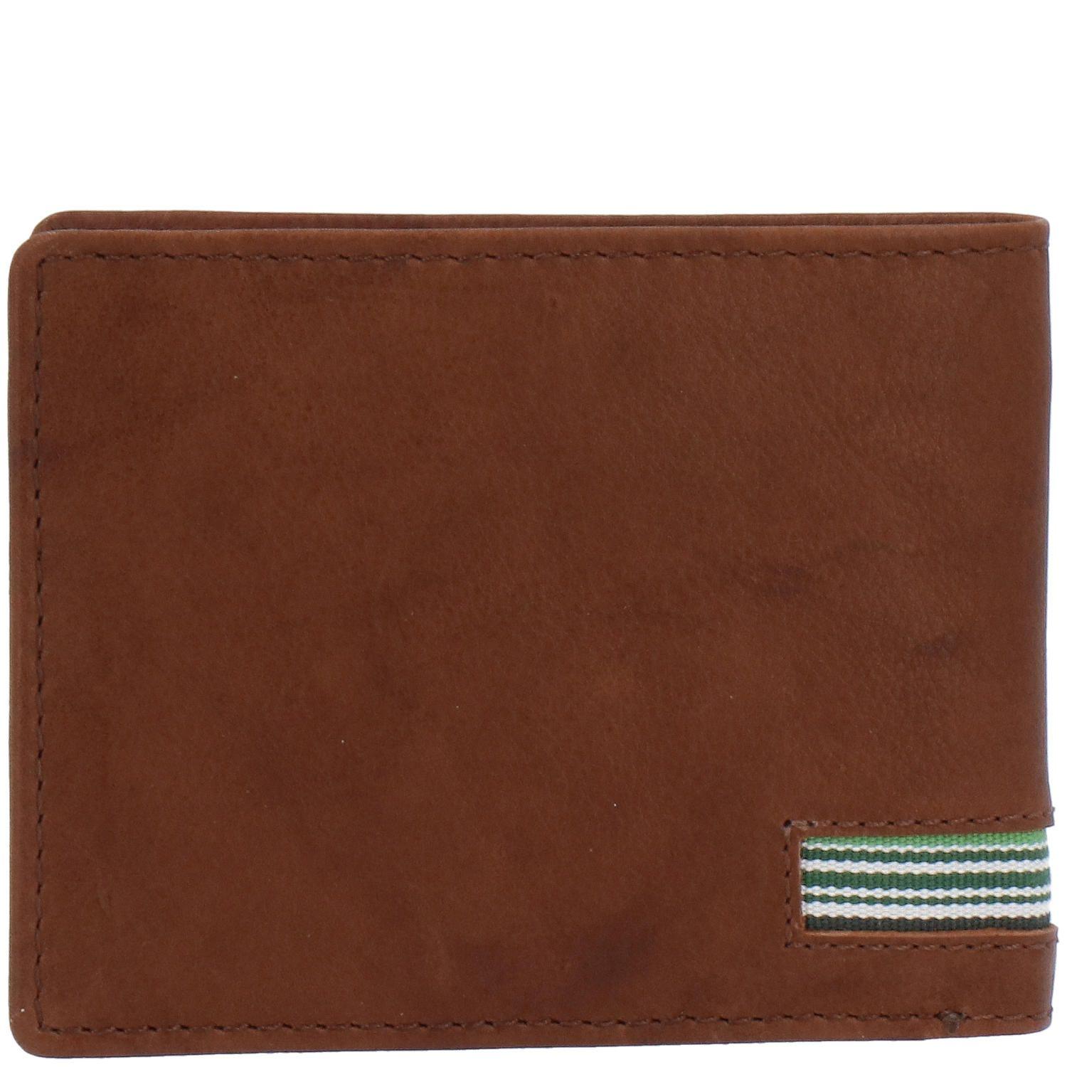 Billetera Cuero Hombre Whaq 8B New Flag Café-1