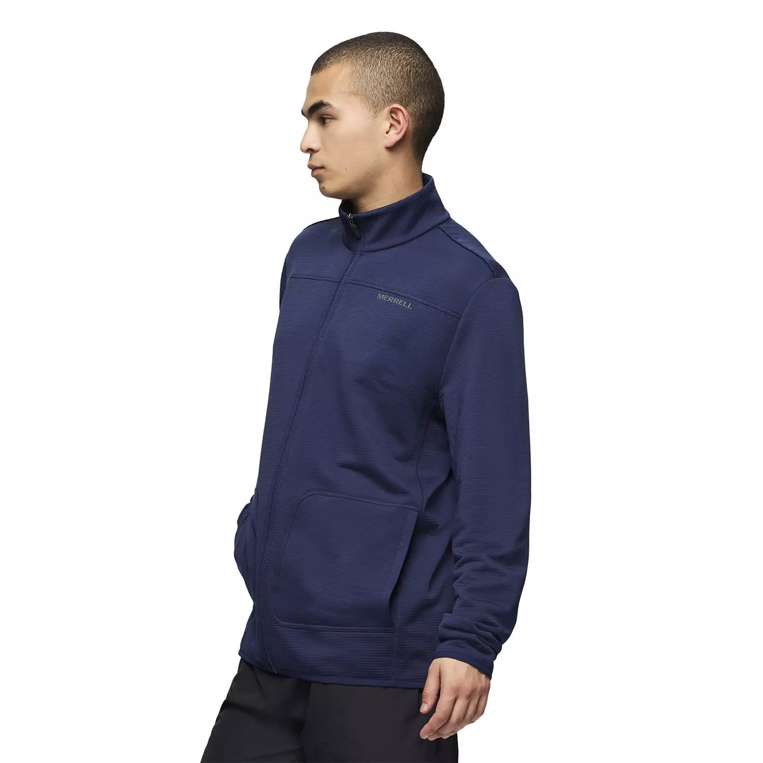 Polar Hombre Lawrence Full Zip Azul-1