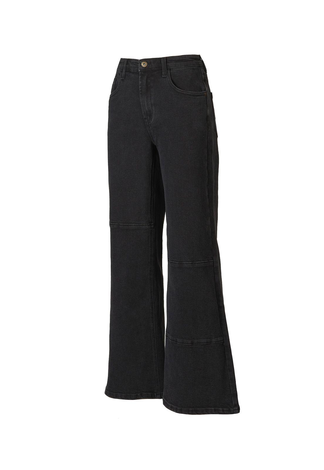 Jeans Mujer Ane Negro-0