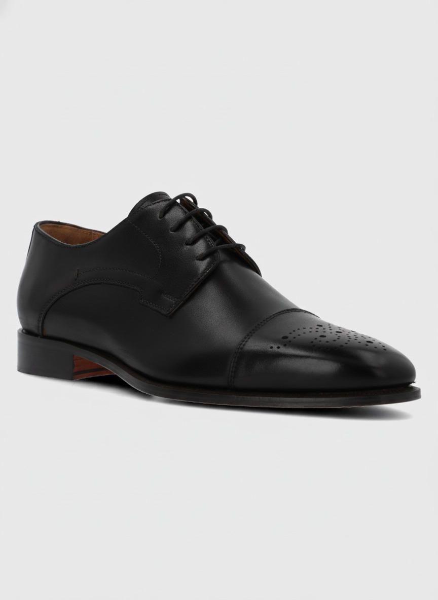 Zapato Italiano Cuero Luggi Negro-0
