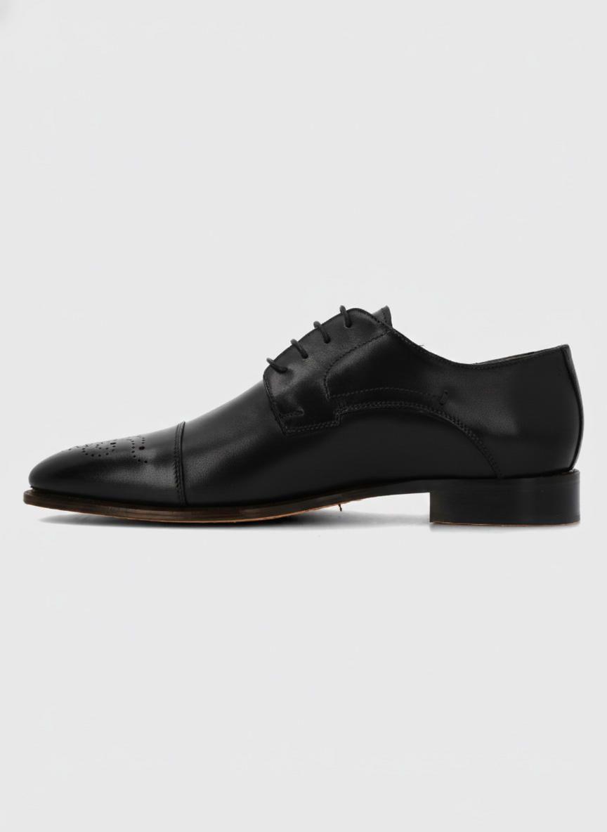 Zapato Italiano Cuero Luggi Negro-4