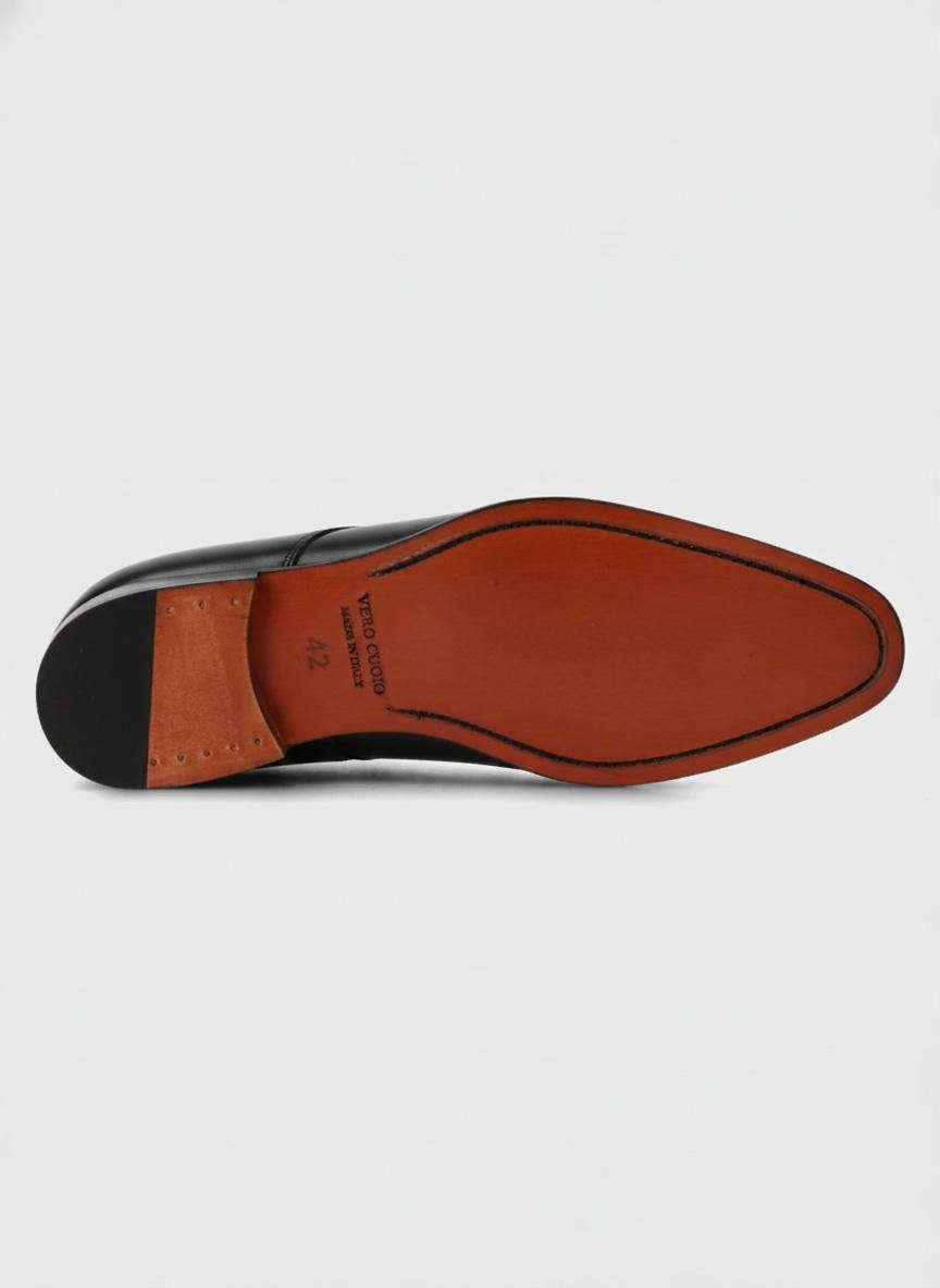 Zapato Italiano Cuero Luggi Negro-7