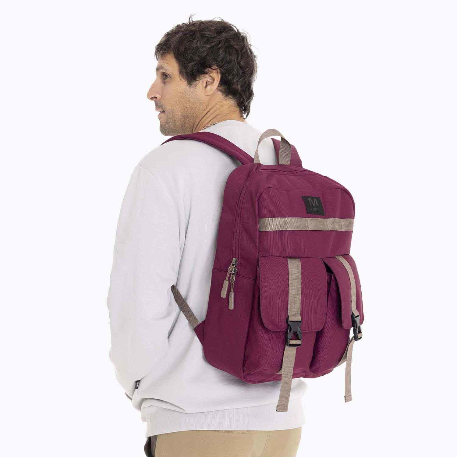 Mochila Unisex Gundahoo Urban Back Rojo Merrell-4