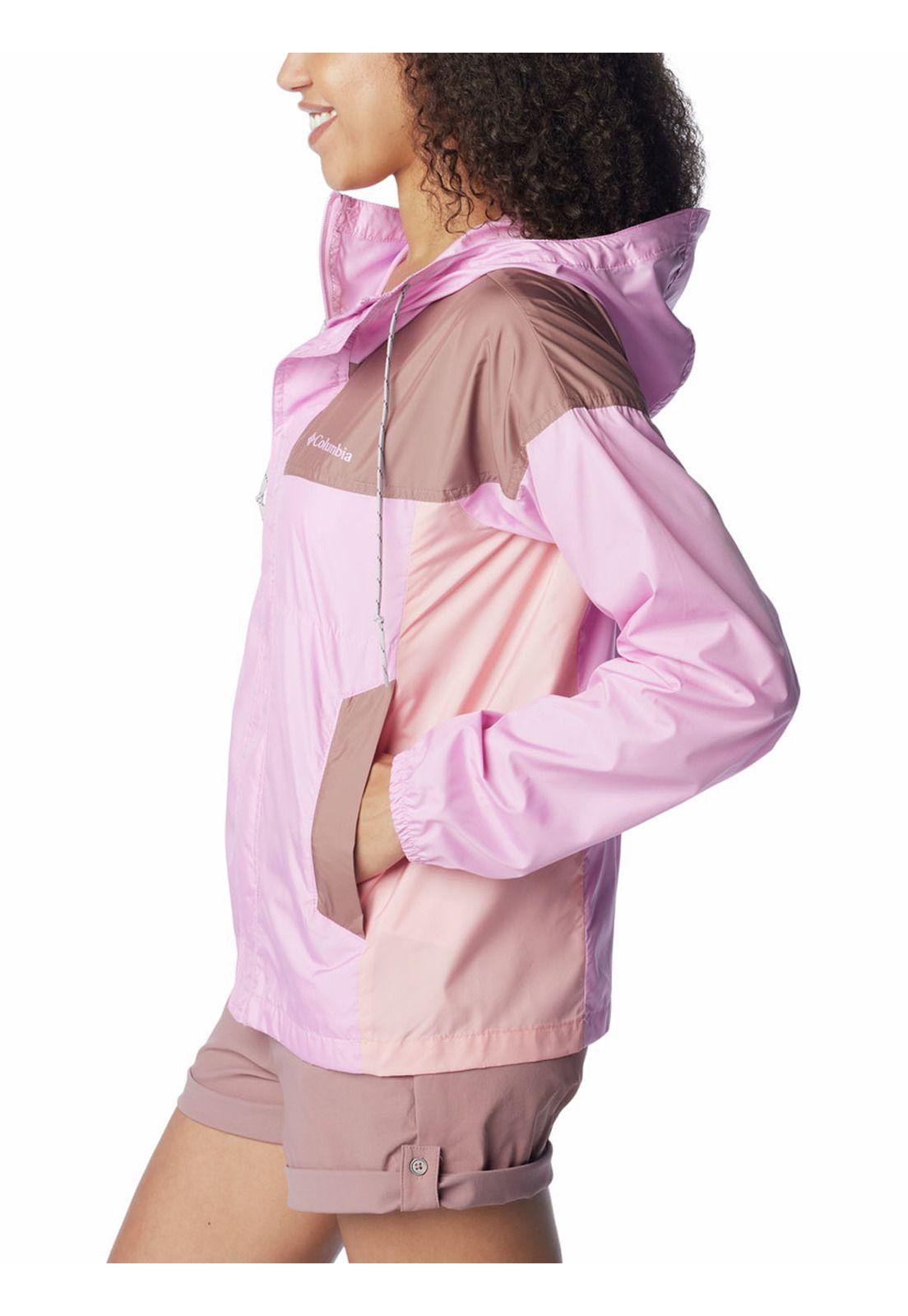 Cortaviento Mujer Flash Challenger Rosado-1