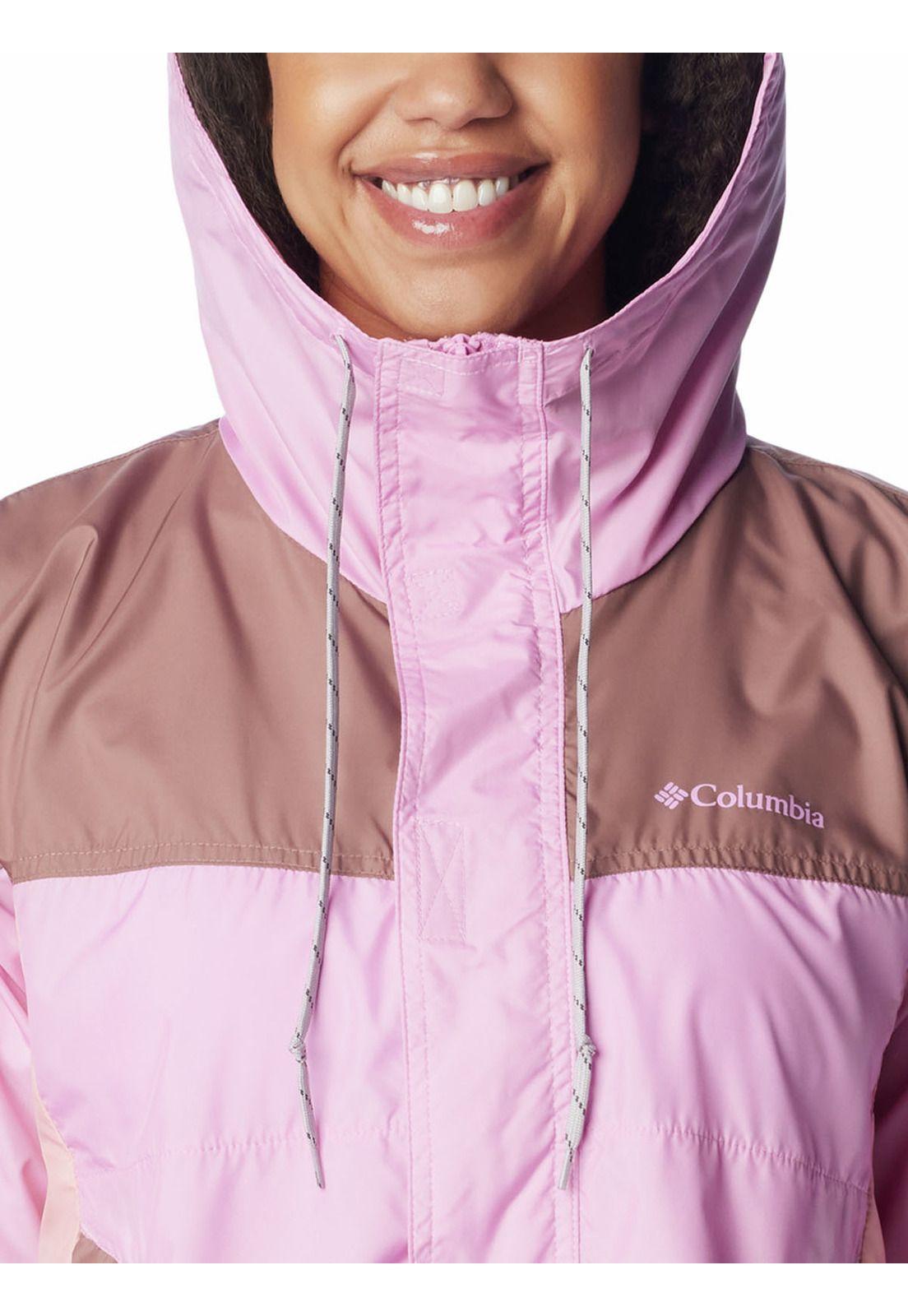 Cortaviento Mujer Flash Challenger Rosado-3