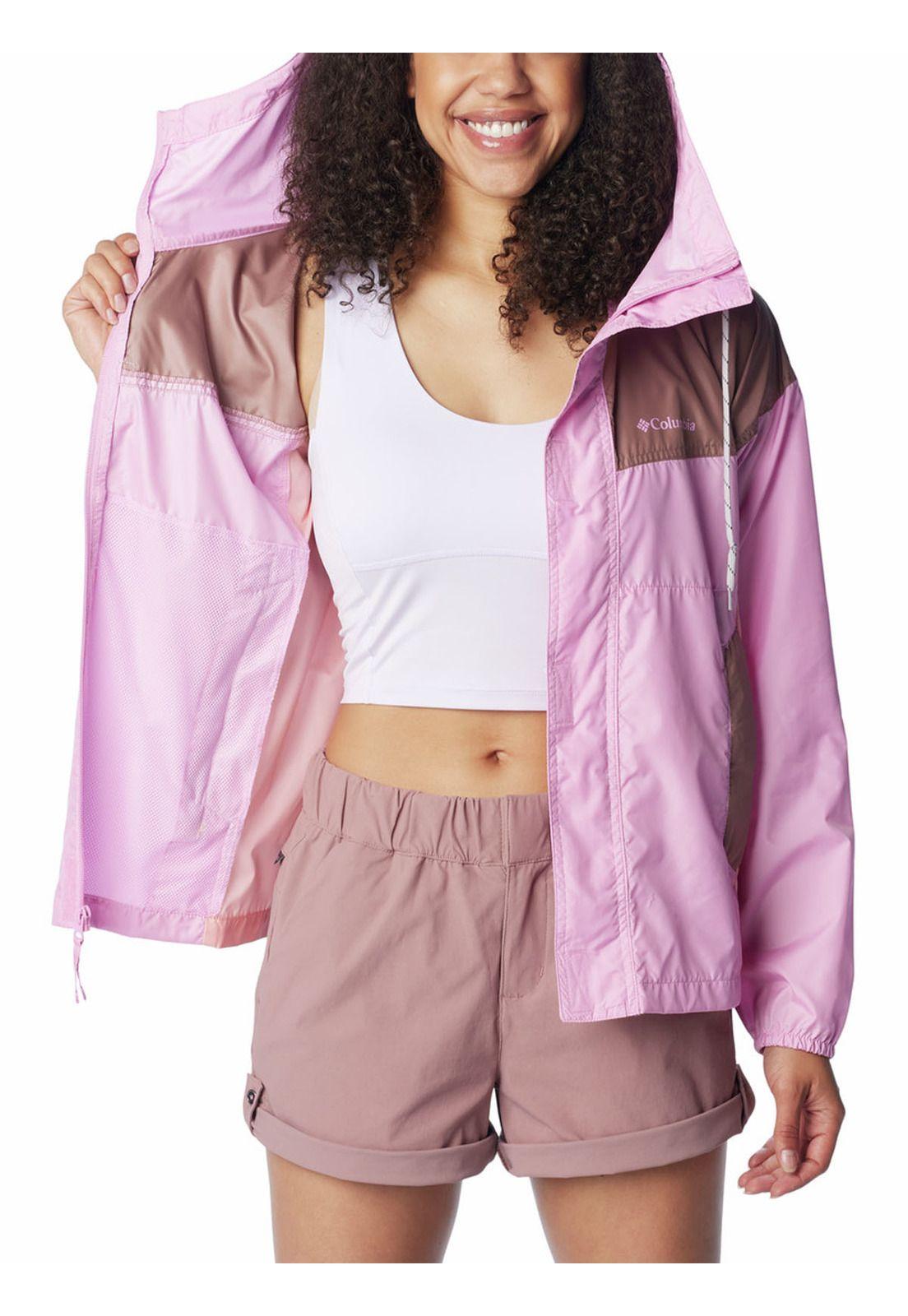 Cortaviento Mujer Flash Challenger Rosado-4